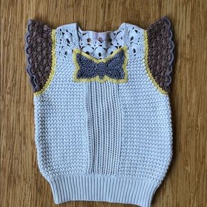 Stella McCartney knit shirt vest butterfly